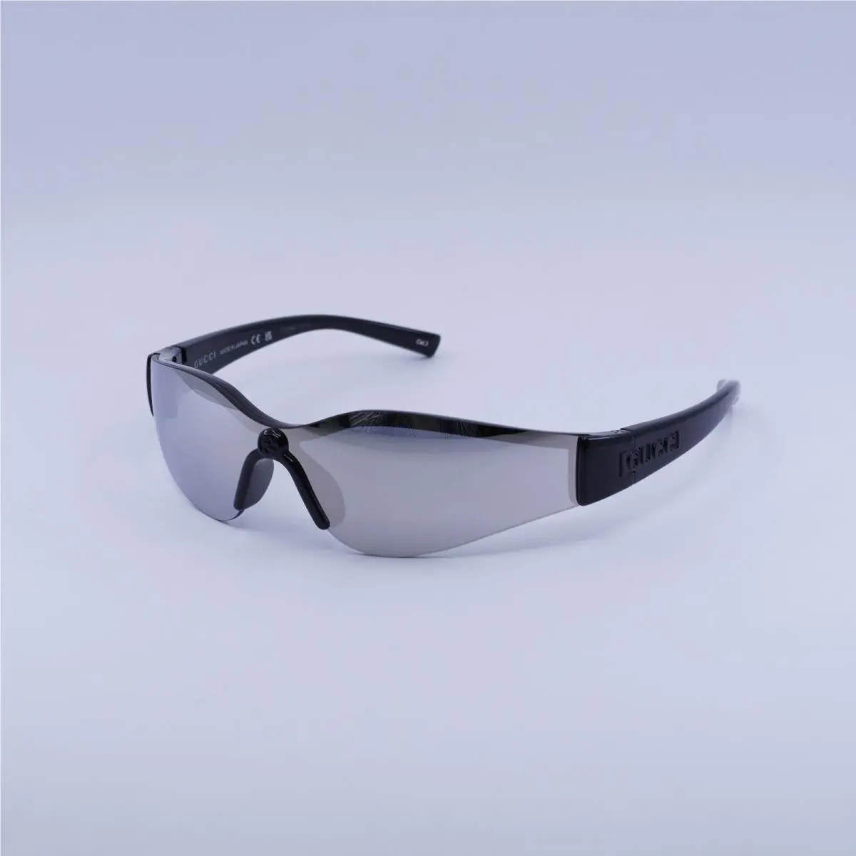 Gucci GG1651S 004 Black/multilayer Silver Mirror 99-1-110 Sunglasses