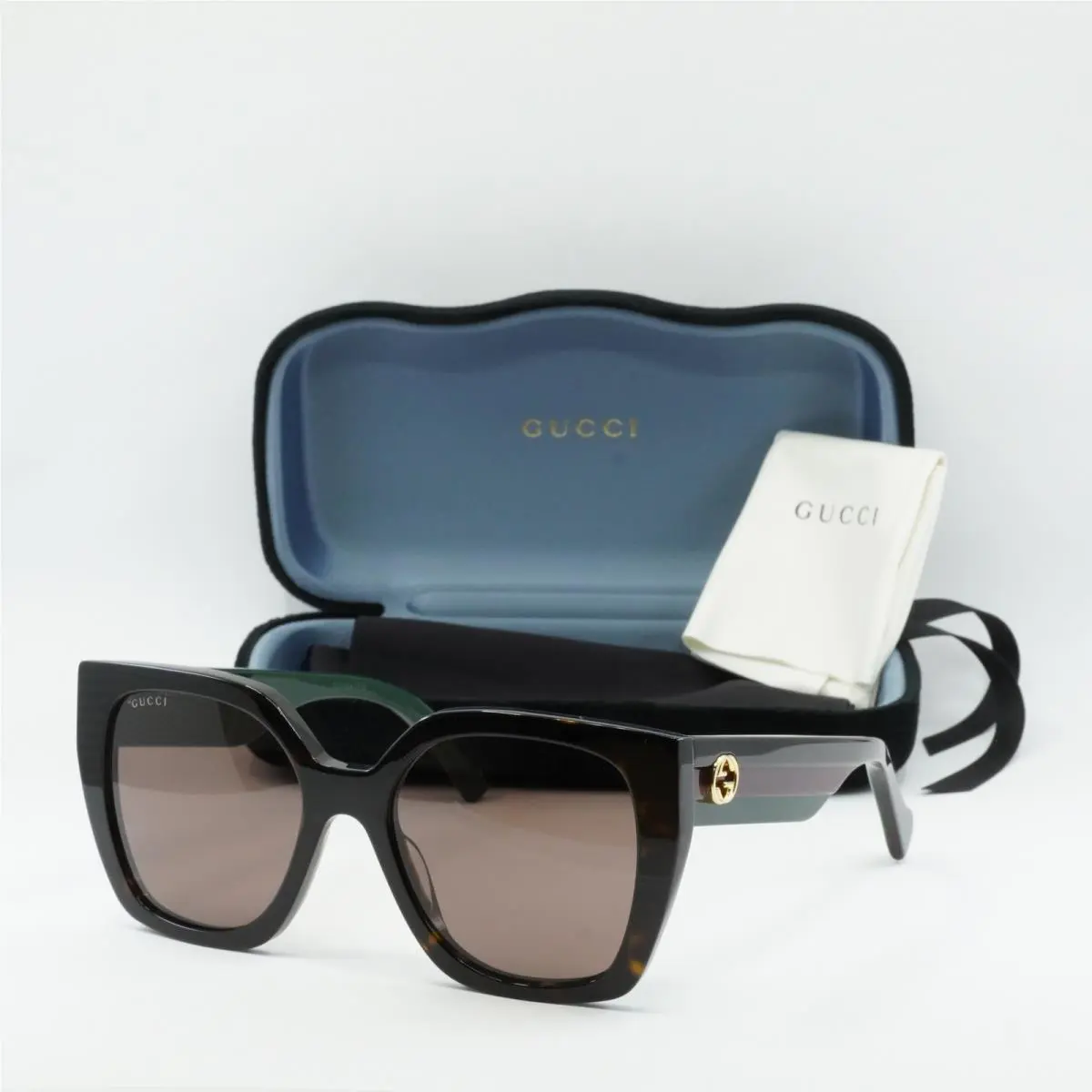 Gucci GG1300S 002 Havana/brown 55-19-145 Sunglasses
