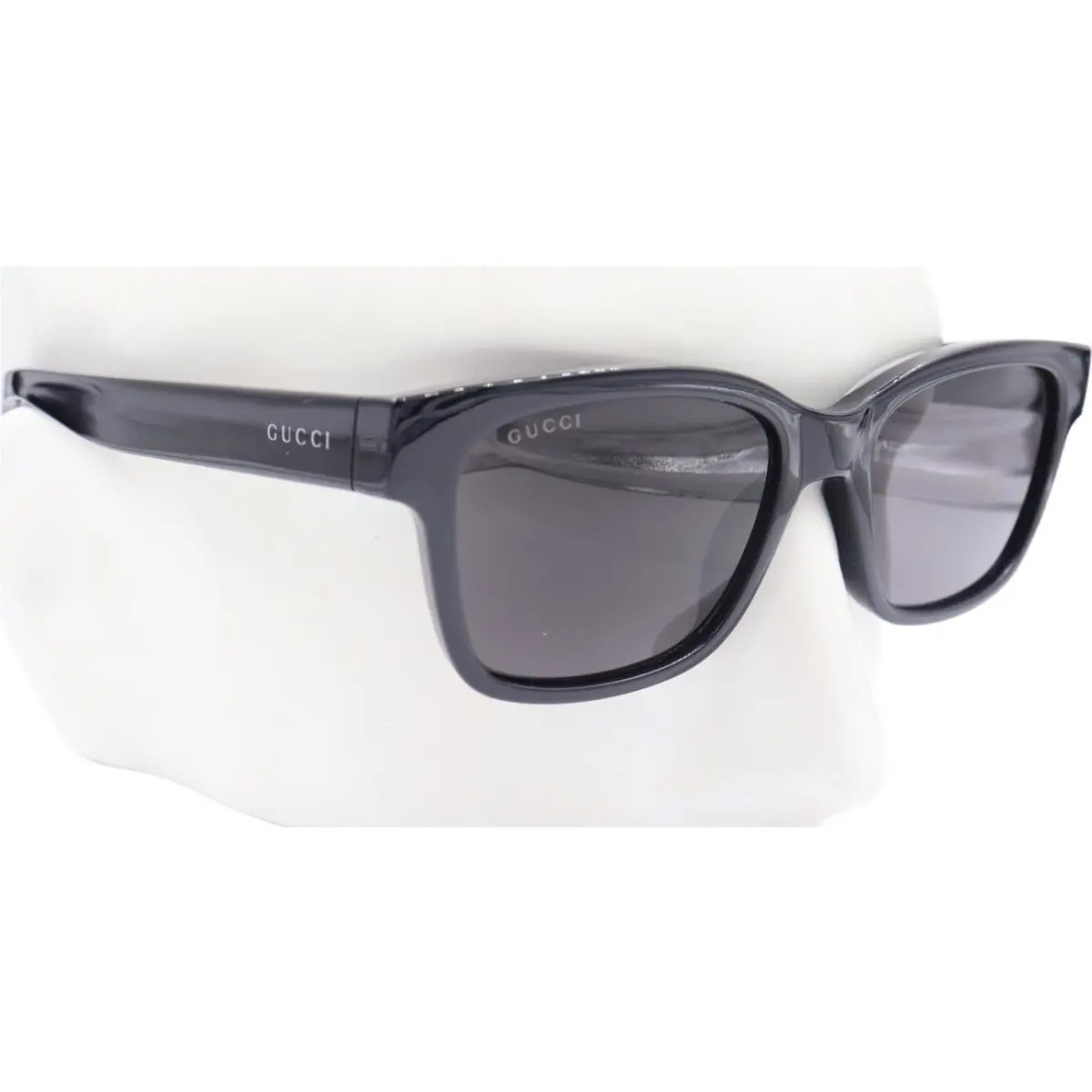 Gucci Square Polished Black Gray Unisex Sunglasses GG1716S-001 54