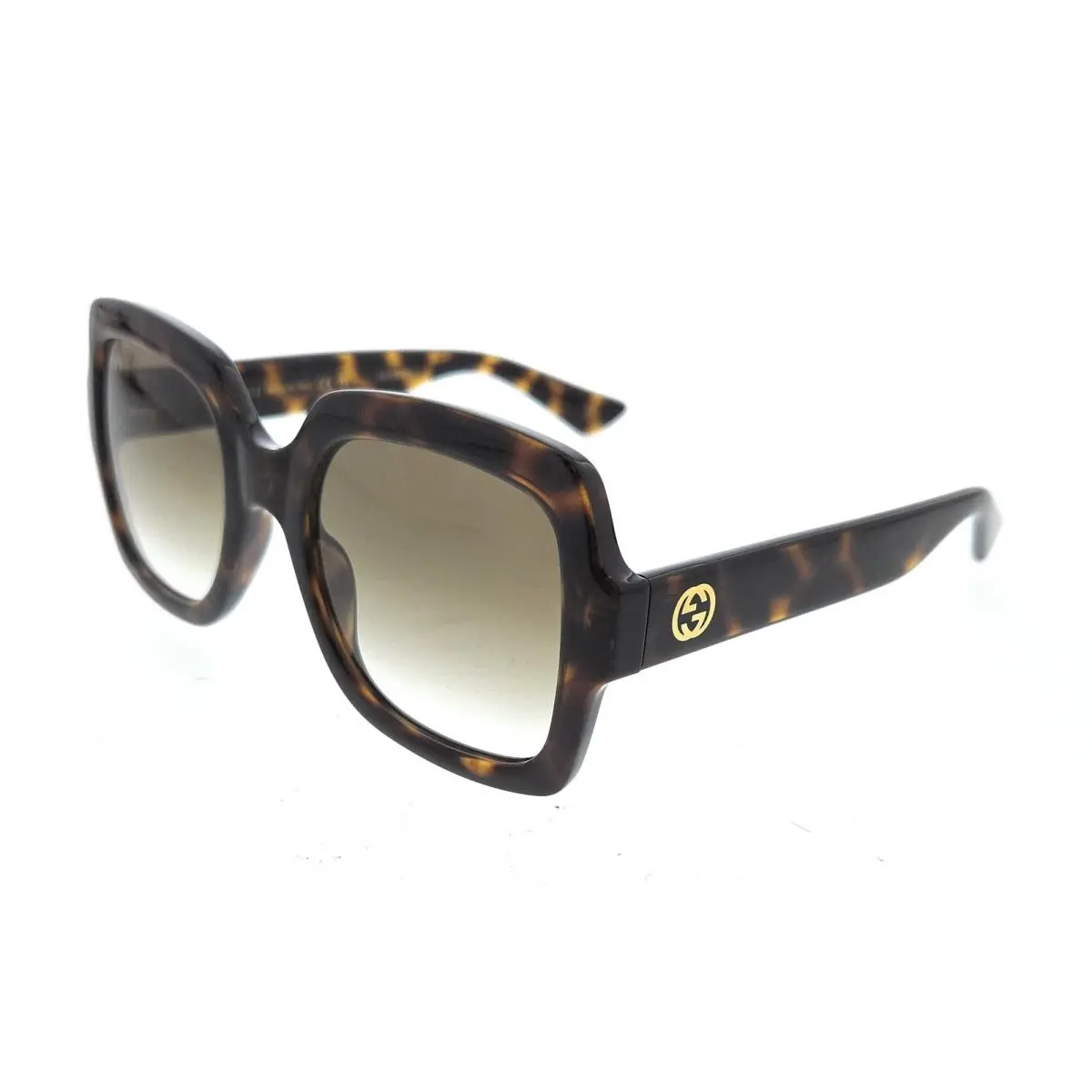 Gucci GG1337S-003 Havana Brown Square Sunglasses