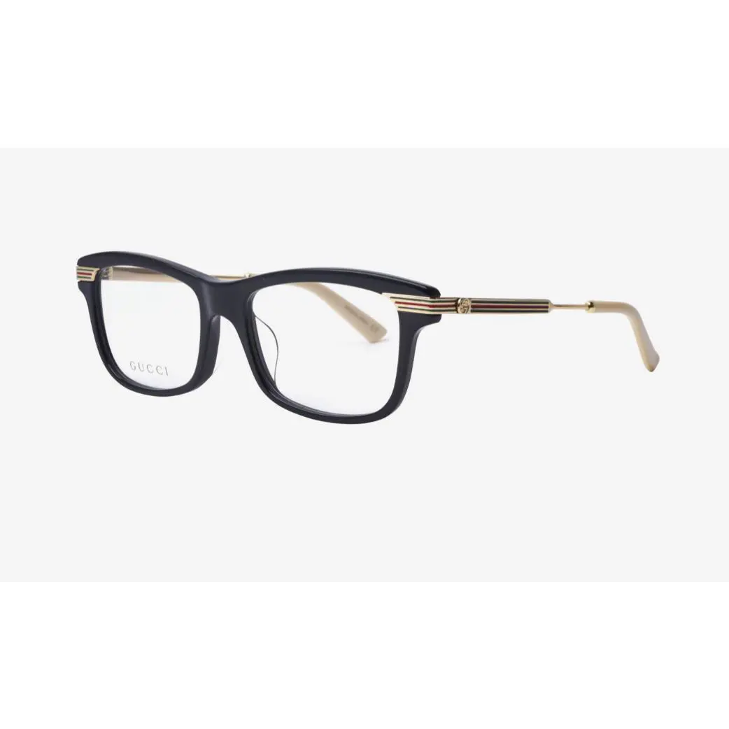 Gucci Eyeglasses Frames GG0524O 001 52-17-140 Black / Gold Made in Japan