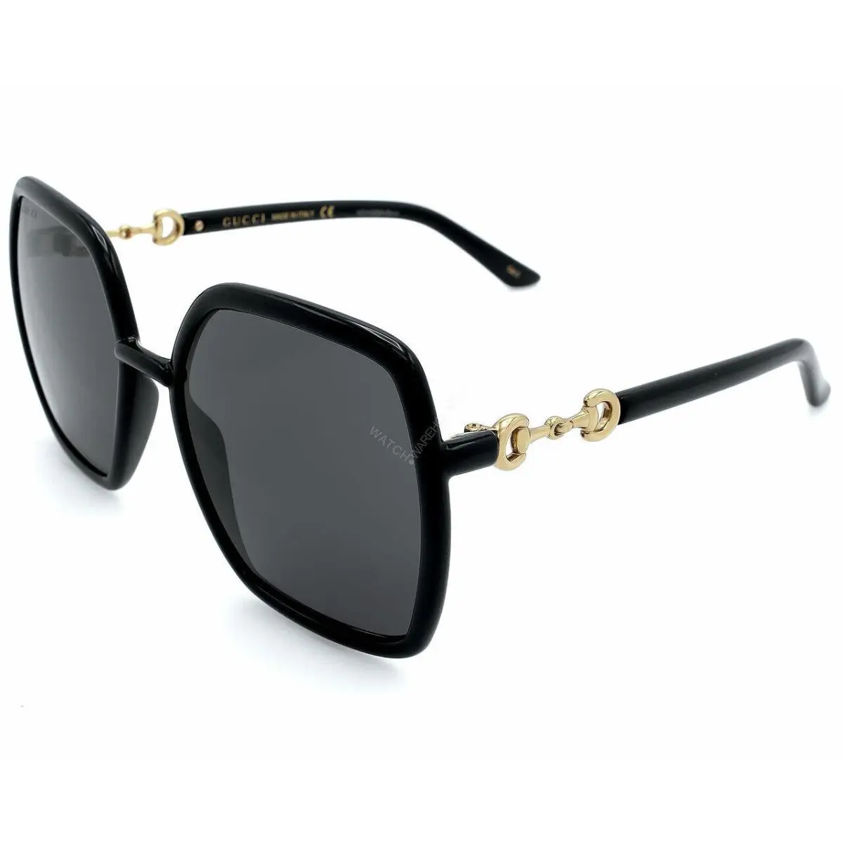 Gucci Black/gray Lens 55-140mm Women`s Sunglasses GG0890S 001