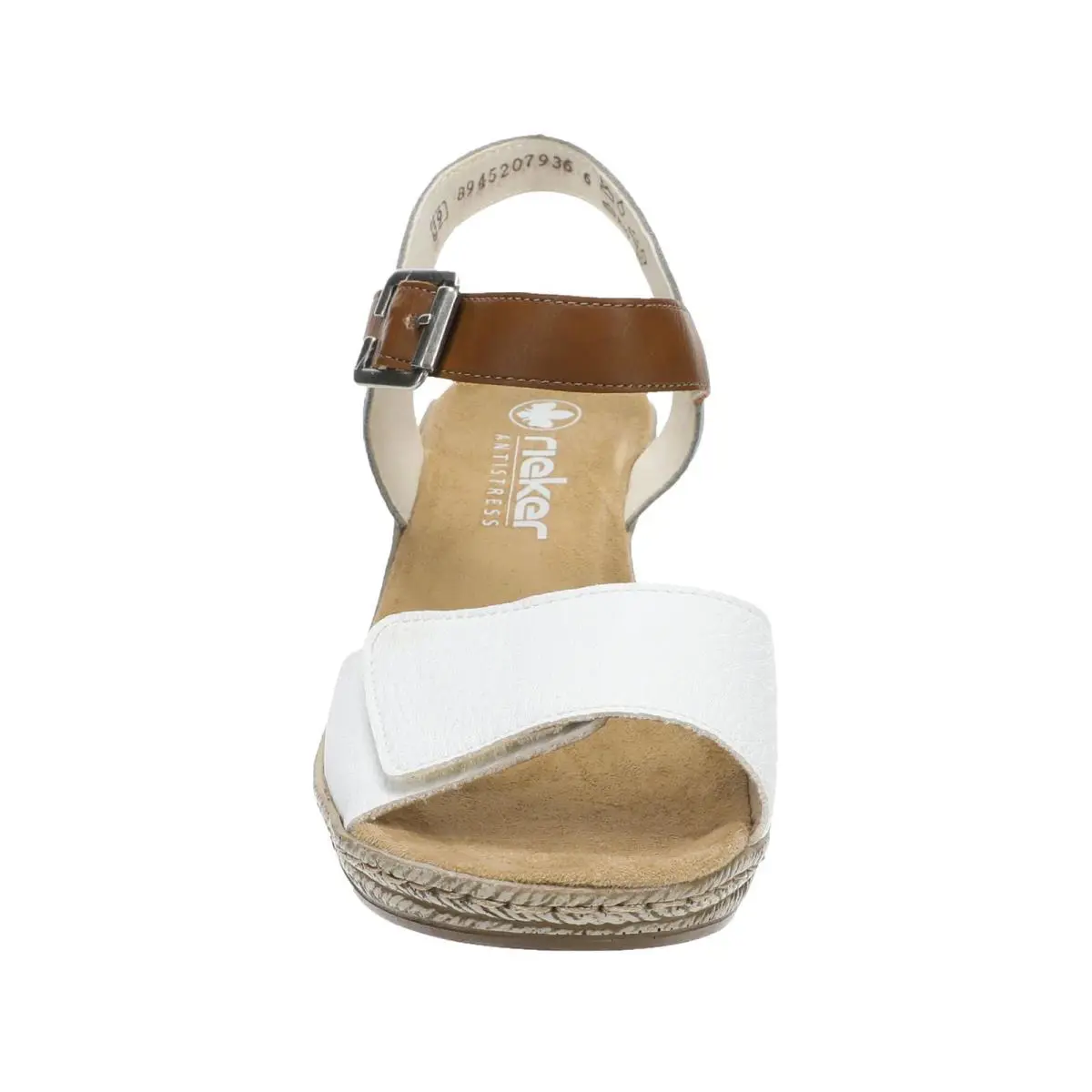 Rieker shoes - White/Cayenne/Light Blue 2