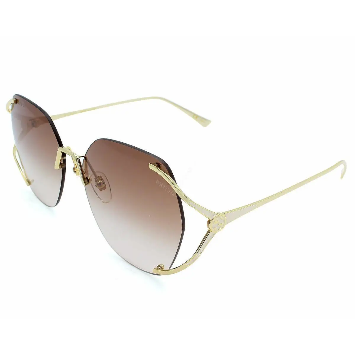 Gucci Brown Gradient Lens 59-130mm Women`s Sunglasses GG0882SA 002