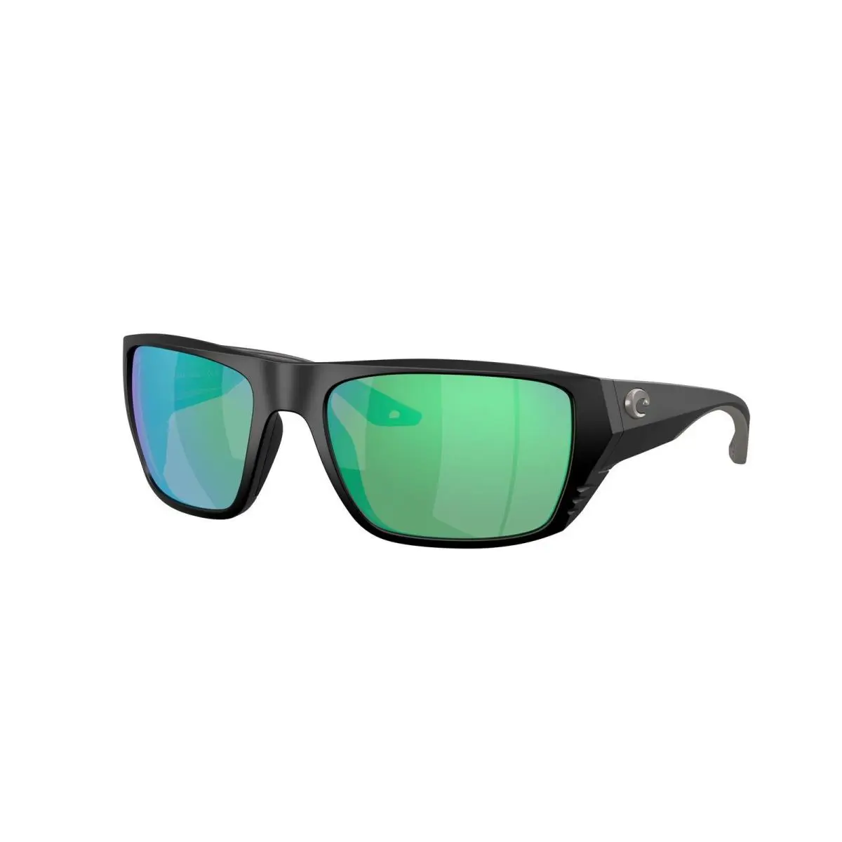 Costa Del Mar Finlet 6S9118 911802 Black-green Sunglasses 59mm /new / - Frame: MATTE BLACK, Lens: GREEN