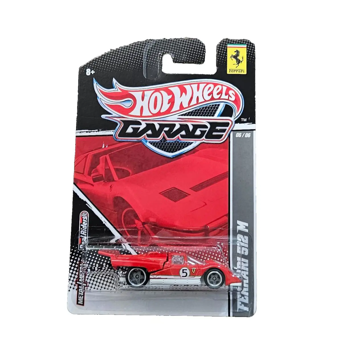Hot Wheels Garage Ferrari 512 M Red 06/06 Rare