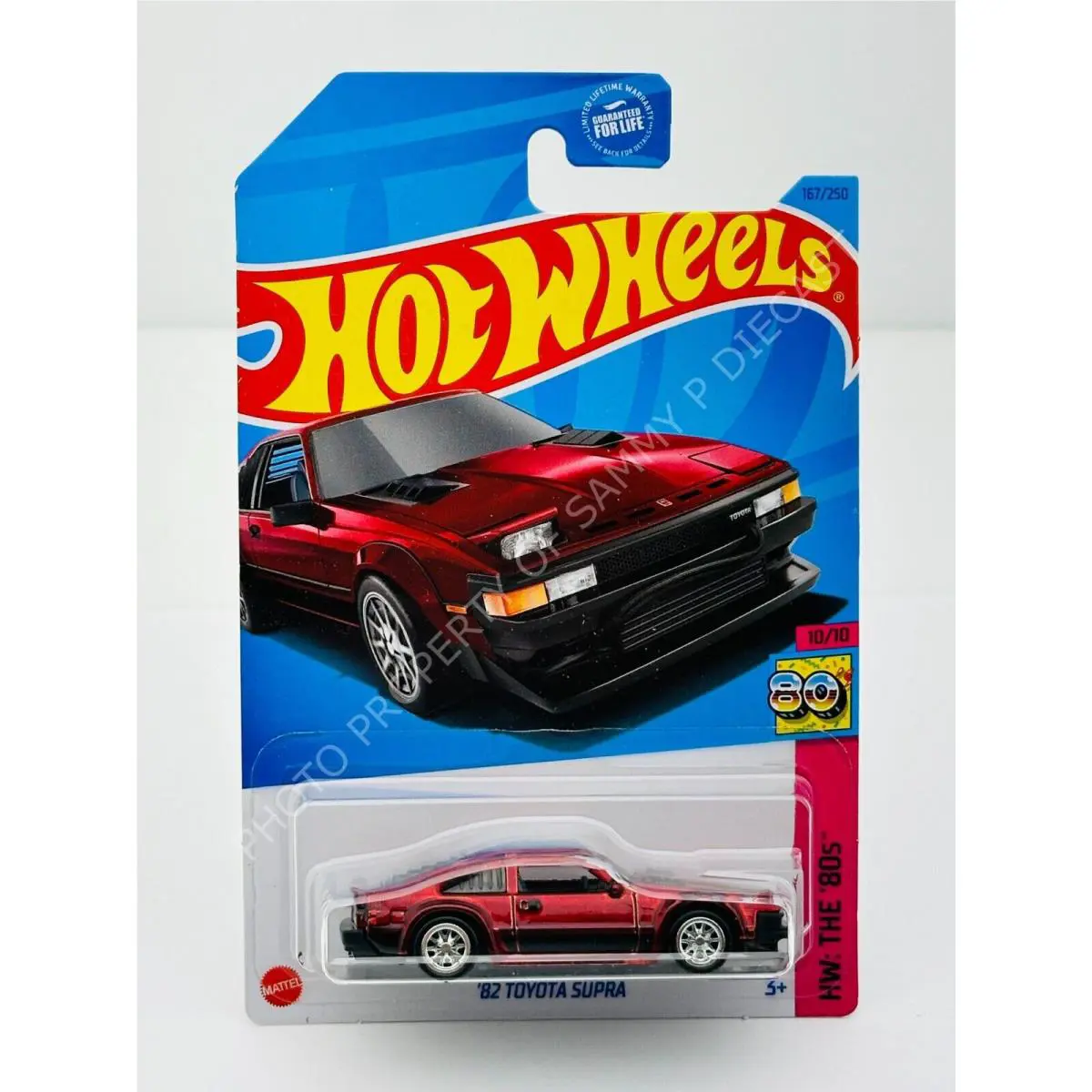Hot Wheels 2023 Super Treasure Hunt `82 Toyota Supra Red