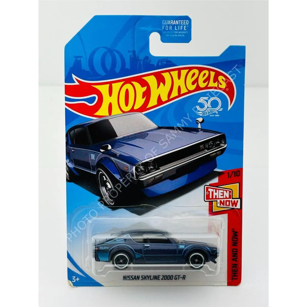 Hot Wheels 2018 Super Treasure Hunt Nissan Skyline 2000 Gt-r Blue