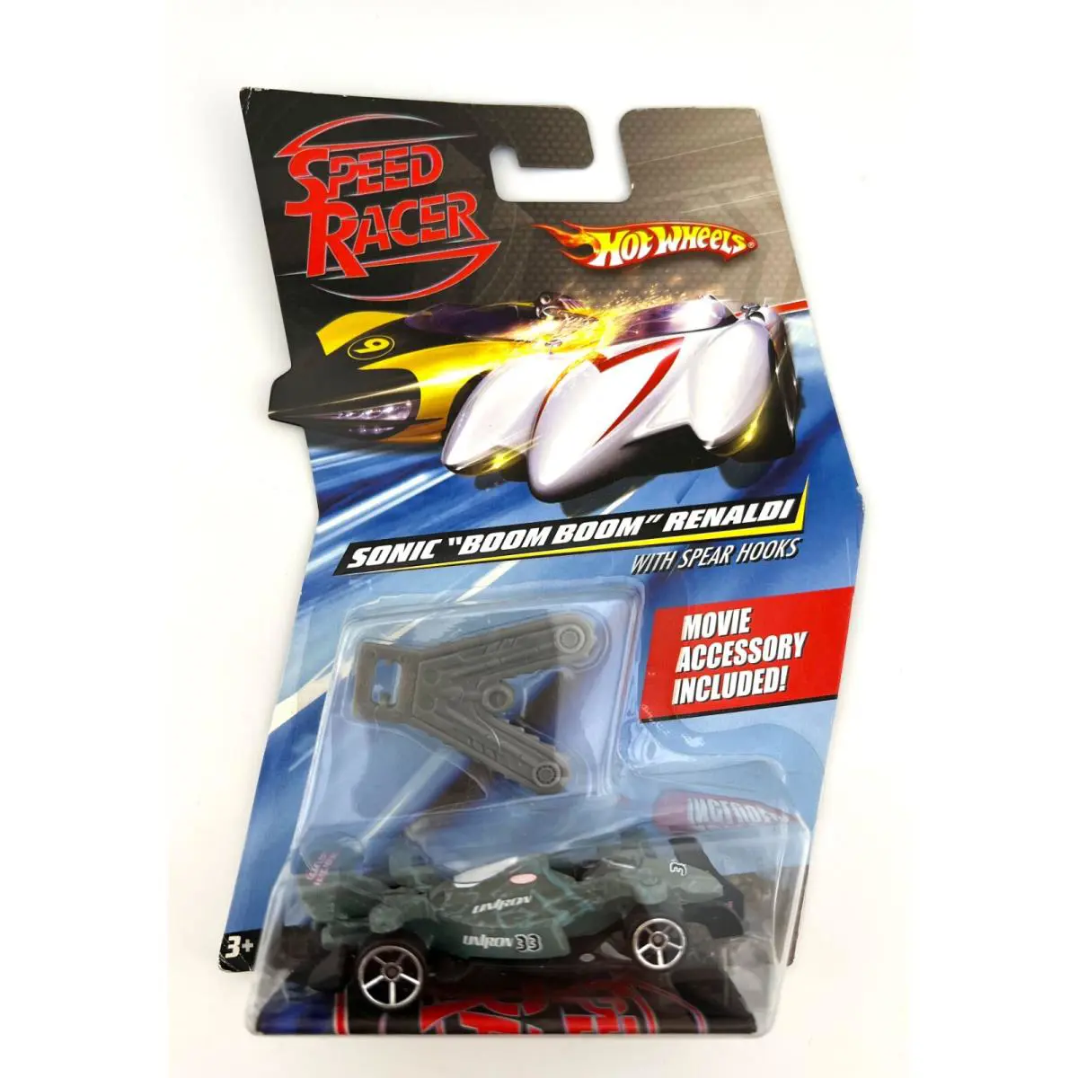 Hot Wheels 2007 Speed Racer - Sonic Boom Boom Renaldi with Spear Hooks