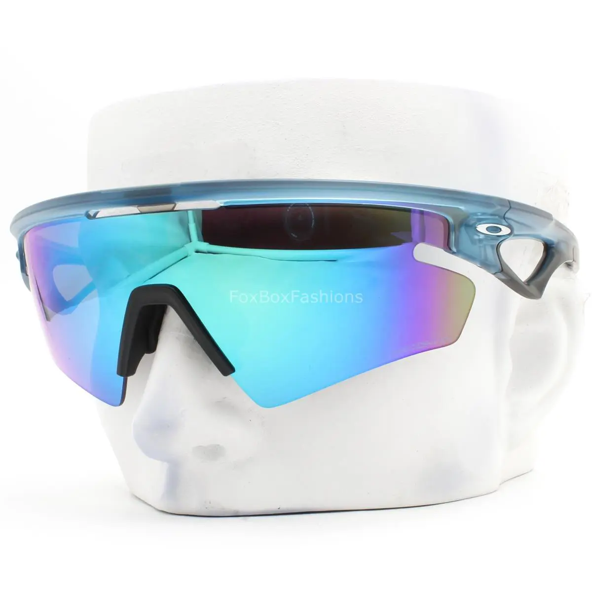 Sphaera Slash Sunglasses Matte Stonewash Blue Prizm Polarized OO9499-0336 by Oakley