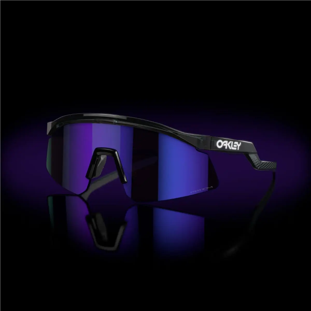 Oakley Hydra Crystal Black with Prizm Violet Purple Sunglasses OO9229-04