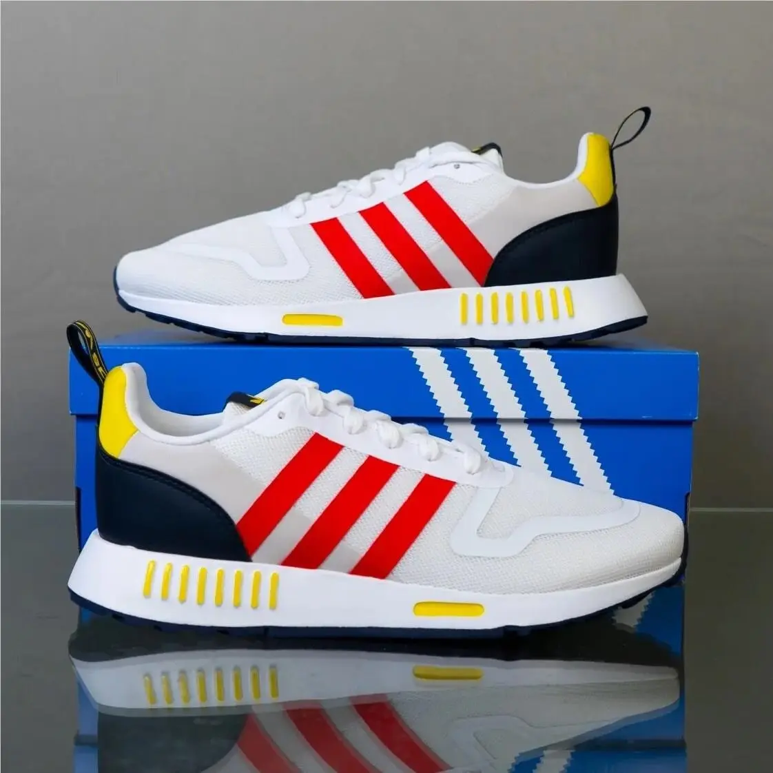 Adidas Originals Multix Men`s Size 13 Running Shoe White Athletic Sneakers 378