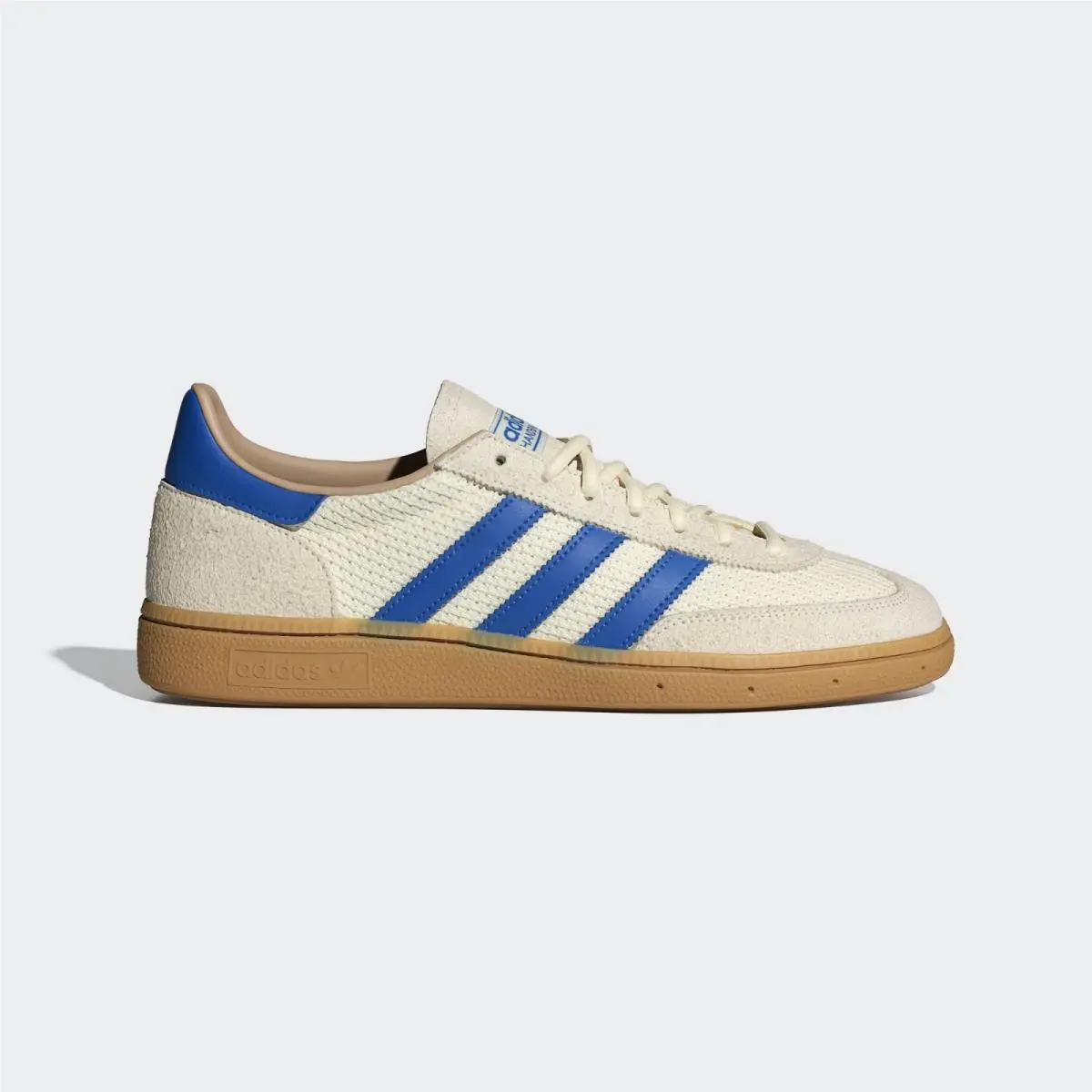 Mens Adidas Handball Spezial JS3865 Cream White / Blue / Warm Sandstone