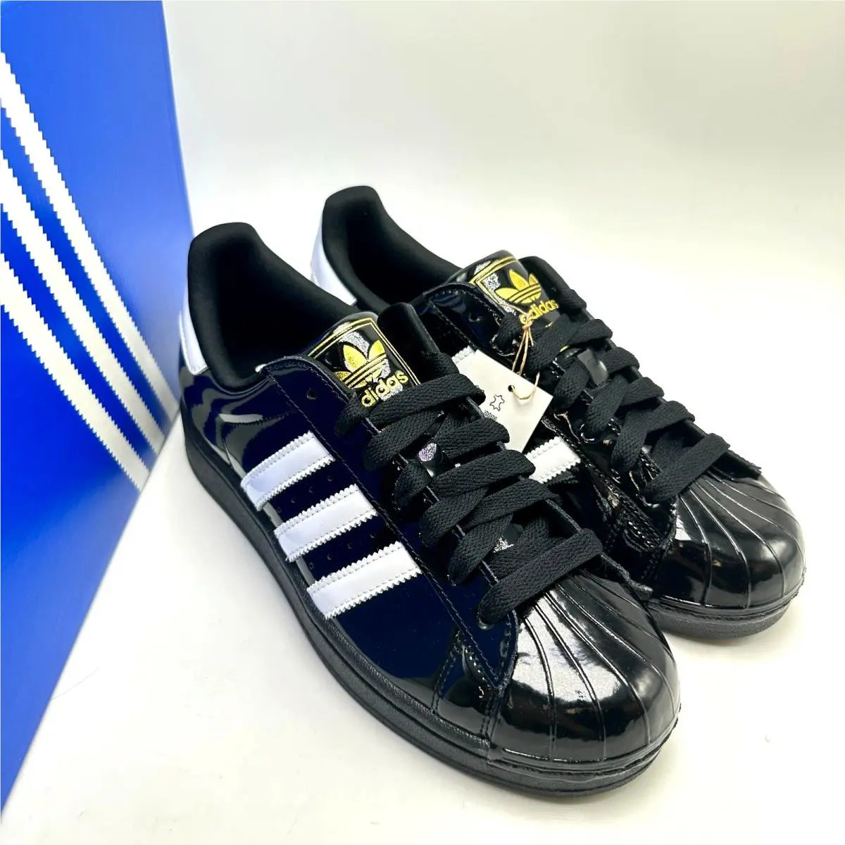 Adidas shoes - adidas Superstar - Superstar - JS4009 - Core Black / Cloud White / Gold Metallic 2