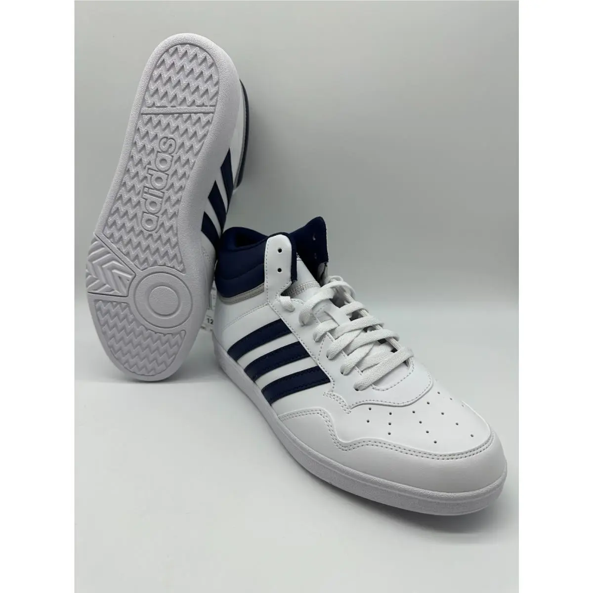 Adidas shoes - Hoops 4.0 Mid - Hoops Mid - White/Blue 0