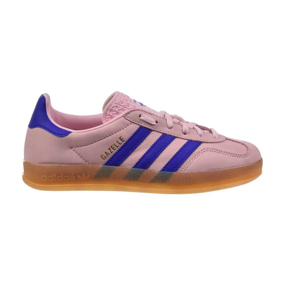 Adidas Gazelle Indoor Women`s Shoes Clear Pink/lucid Blue ji1371 - Clear Pink/Lucid Blue/Gum
