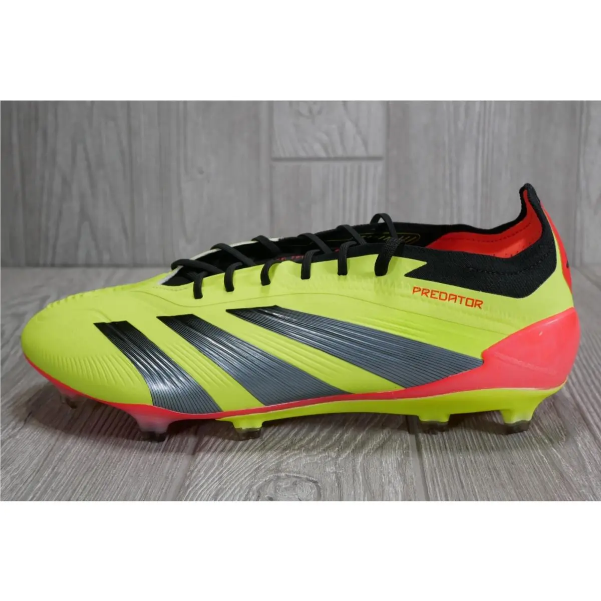 Adidas Predator Elite FG Solar Yellow Soccer Cleats IF5441 Mens Size 8.5-9.5