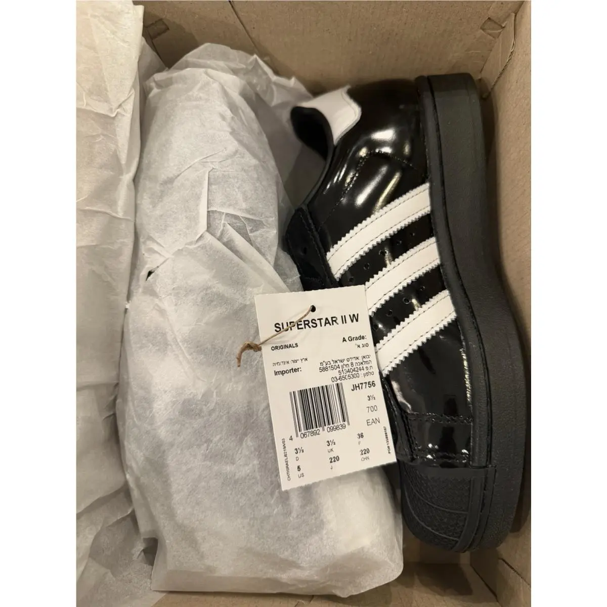 Adidas shoes - adidas Superstar - Superstar - JH9977 - BLACK/WHITE/BLACK (UPC: 4067892099839) 7