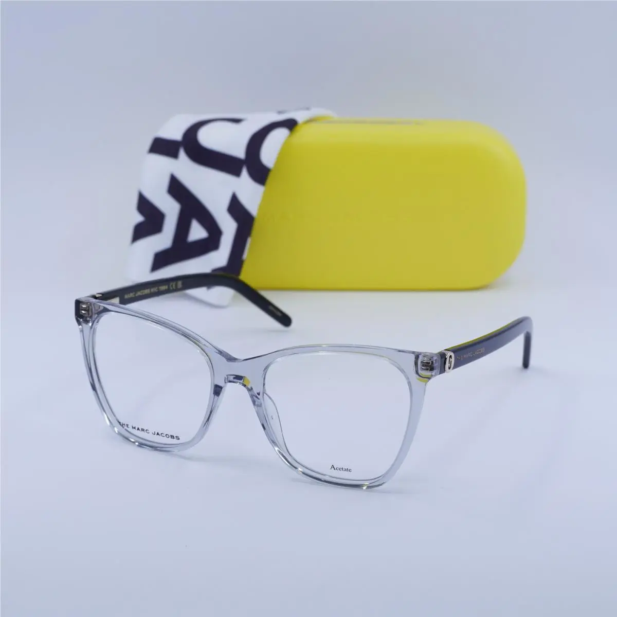 Marc Jacobs Marc 600 0KB7 00 Transparent Grey 52mm Eyeglasses