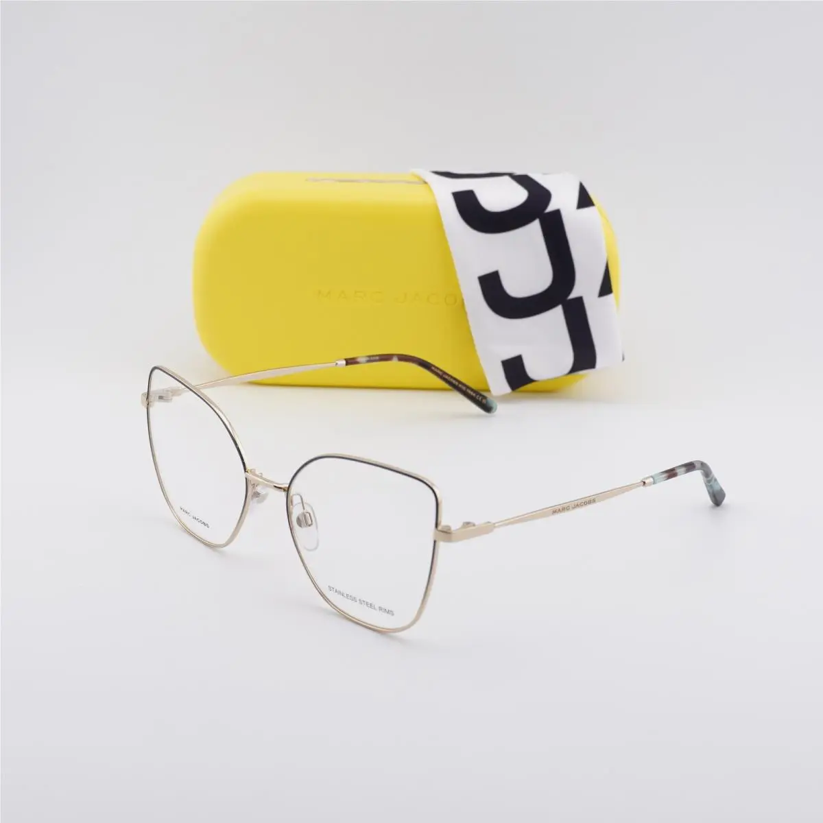 Marc Jacobs Marc 704 0NUC 00 Gradient Matte Blue Gold 56mm Eyeglasses