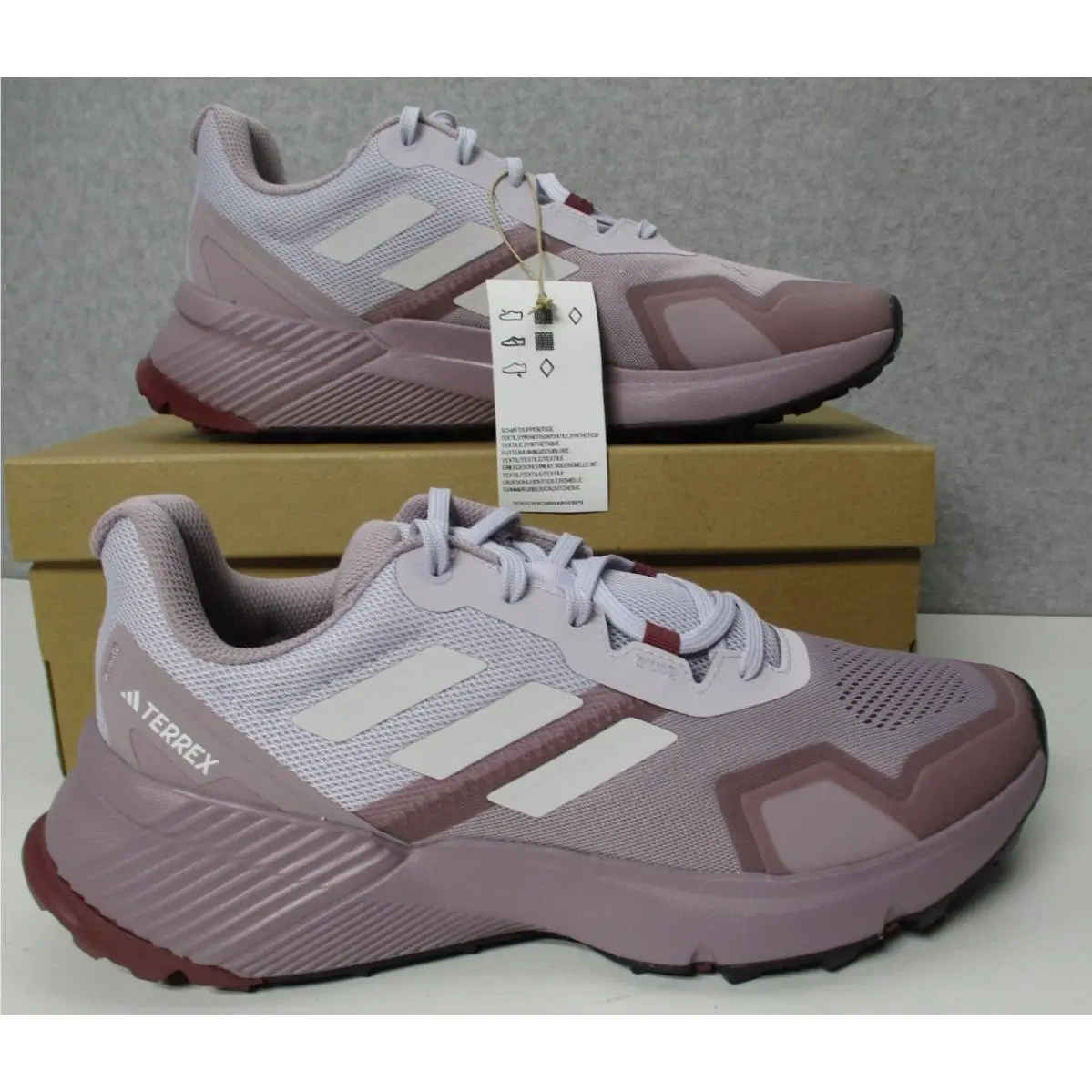 Adidas Terrex Soulstride Purple/pink Trail Running Shoes Womens Sz 9