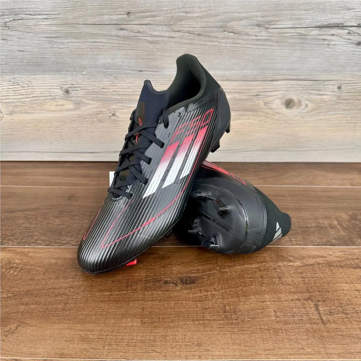 Adidas F50 League FG MG Soccer Stealth Victory Pack Mens Size 10.5 Black IE1294