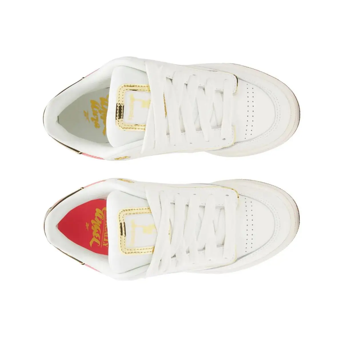 Reebok shoes - White/Gold 3