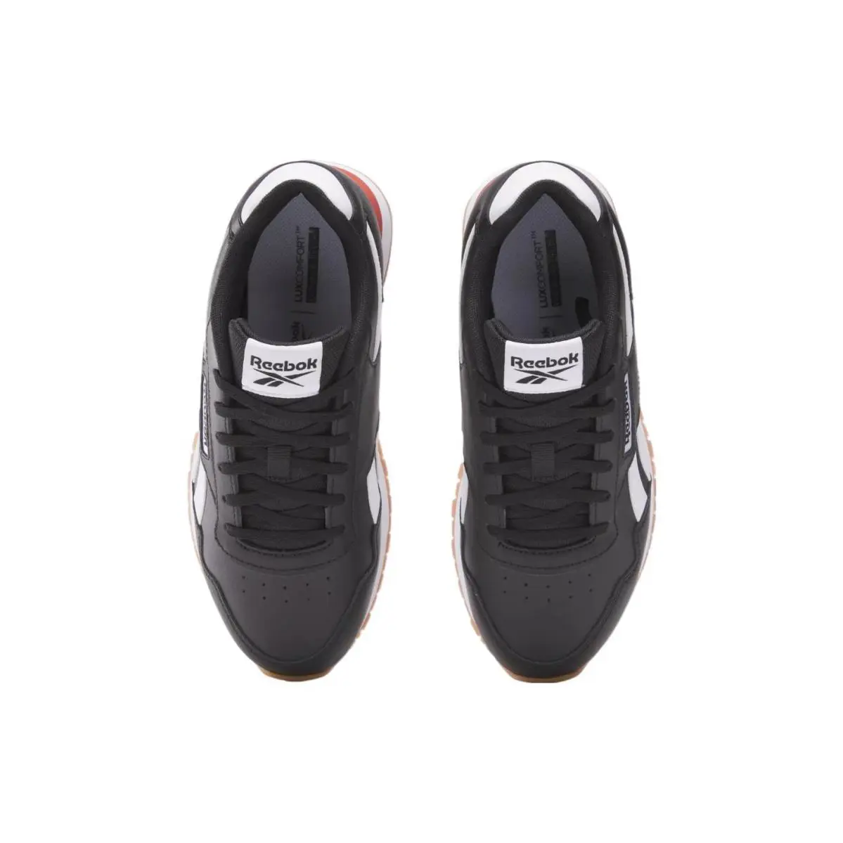Reebok shoes - Black/White/Brick Red 2