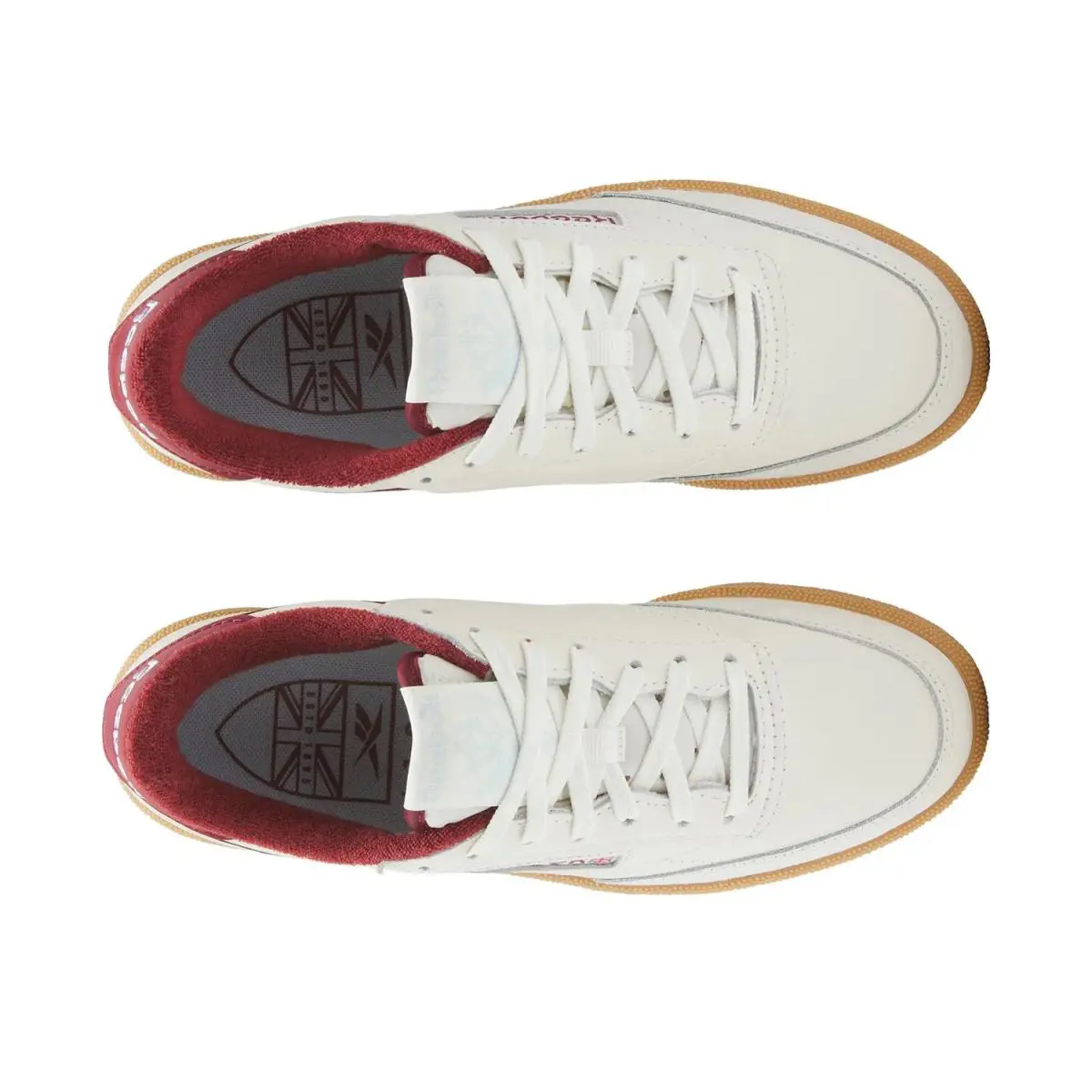 Reebok shoes - Off White/Burgundy 3