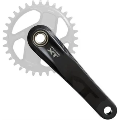 Shimano Deore XT FC-M8200 Crankset - 160mm 1x Direct Mount Crankarms Black