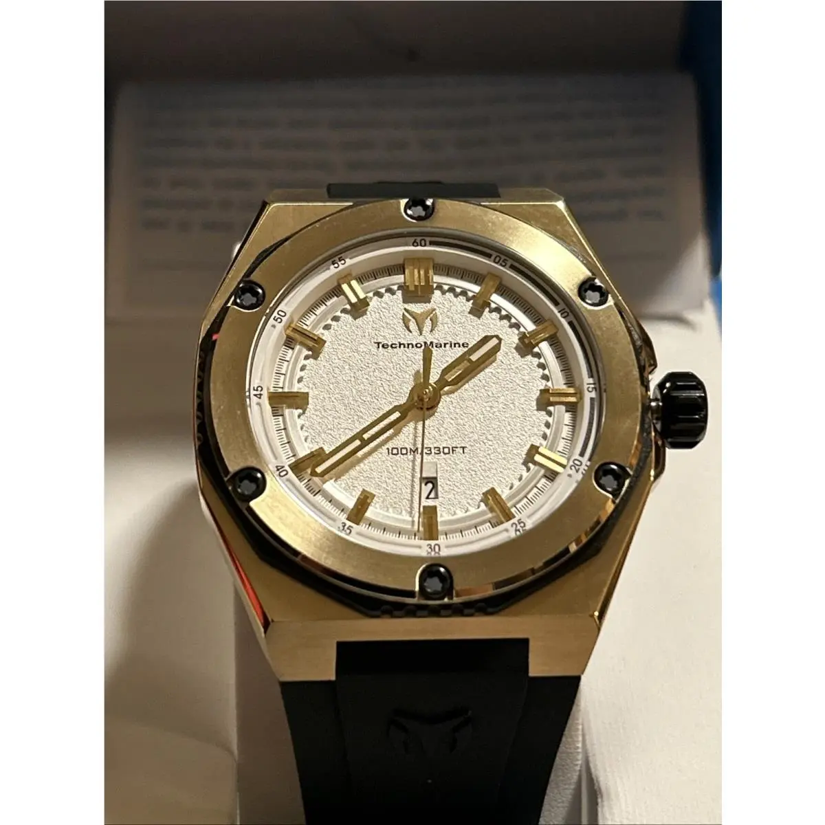 Technomarine Coral Legacy Men`s Watch - 45mm Gold TM-416068