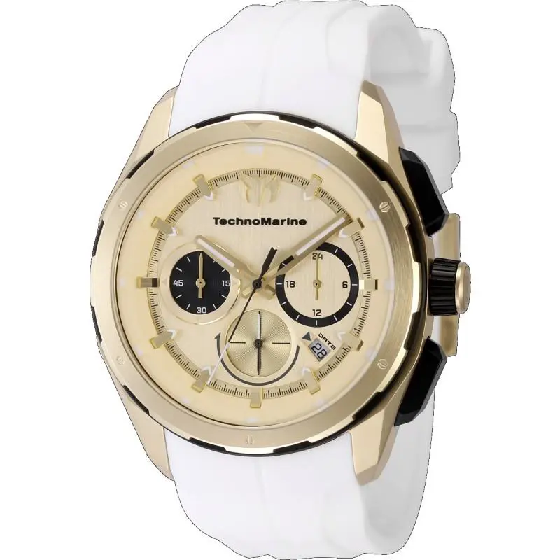 Technomarine TM-318101 Men`s Ocean Nomad 43mm Silicone Band Watch