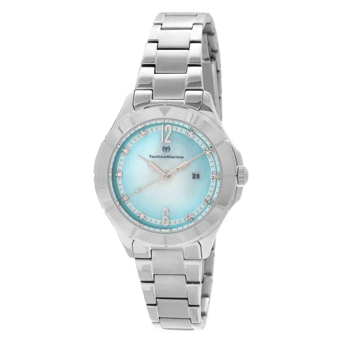 Watch Technomarine TM-826000 Luna Lady 33 Stainless Steel - Dial: Steel, Band: Steel