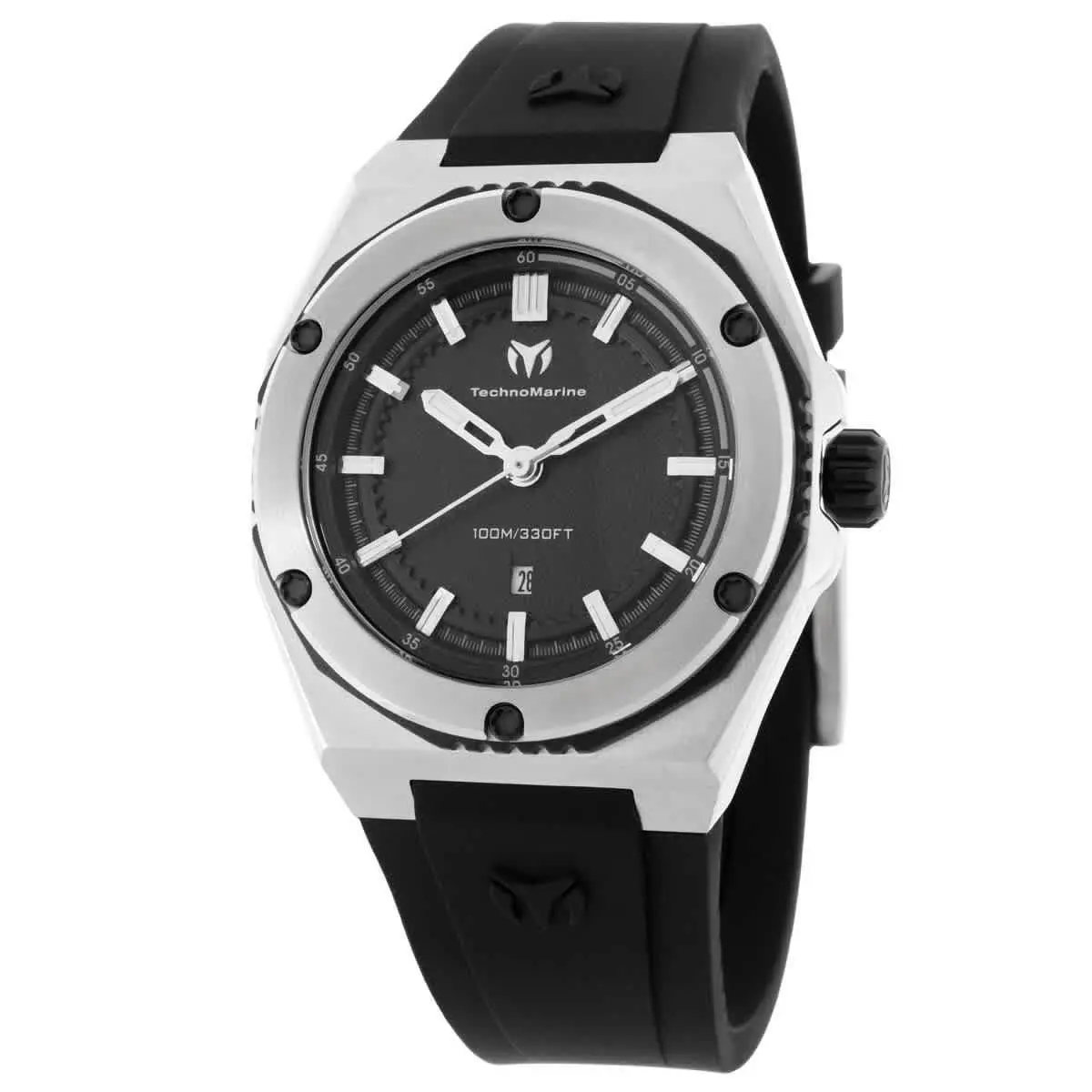 Technomarine Coral Quartz Black Dial Ladies Watch TM-416050 by TechnoMarine