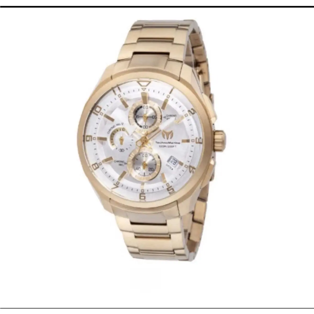 Technomarine TM-318118 Ocean Quantum Watch - 44mm Gold Mens Watch
