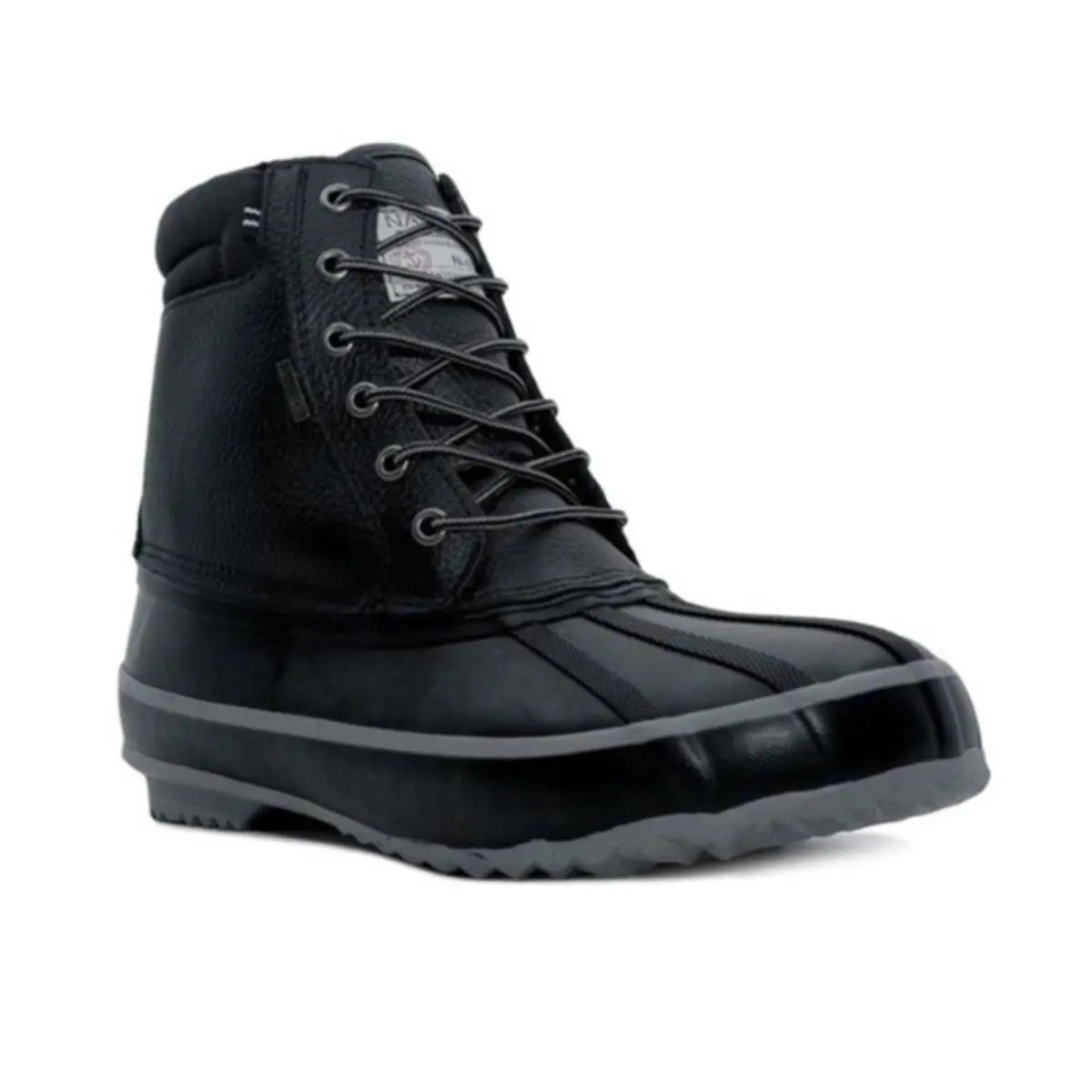 Nautica Mens Duck Waterproof Shell Snow Rain Boot sz 12 Wide M358