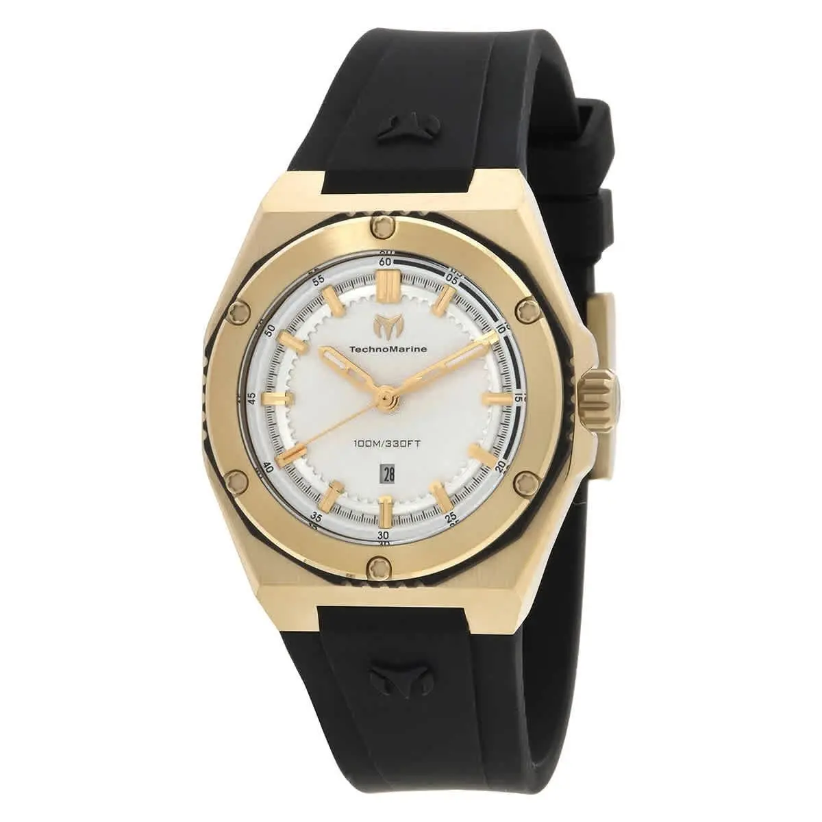Technomarine Coral Quartz Silver Dial Ladies Watch TM-416057 by TechnoMarine