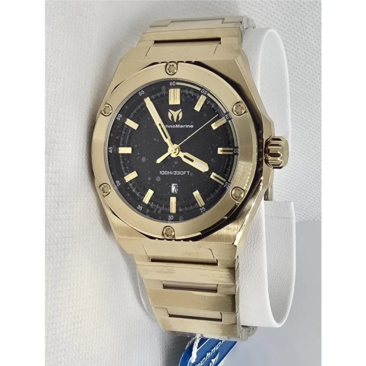 Technomarine Corak Legacy Men`s Watch 45mm. Gold Black Dial TM-416078