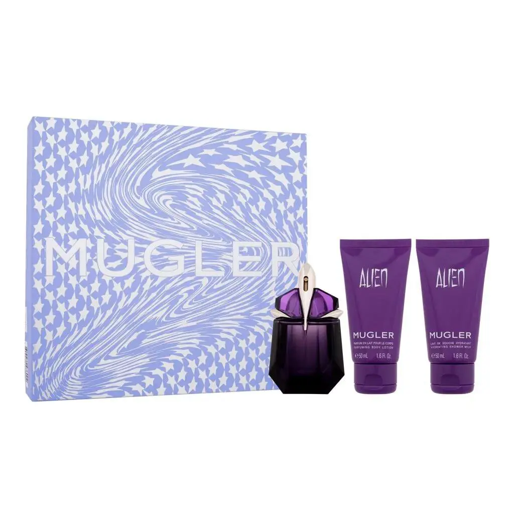 Alien 3pc Set 1.0oz Edp Spray + 1.6oz Shower Gel + 1.6oz Body Lotion by Mugler