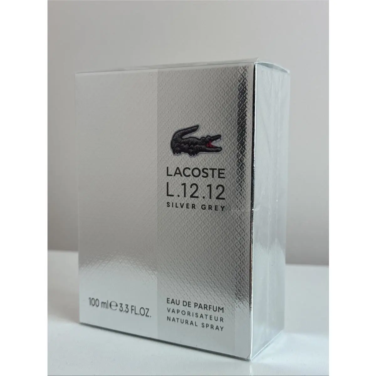 Lacoste L.12.12 Silver Grey Eau de Parfum 2025 3.3oz/100ml