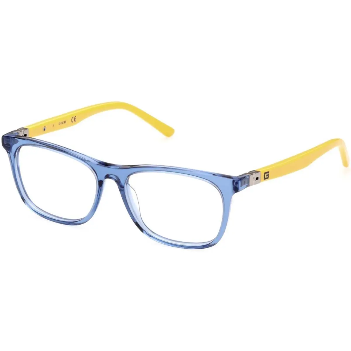 Guess GU 9228 Shiny Blue / Yellow/monocolor 092 Size 49 Eyeglasses