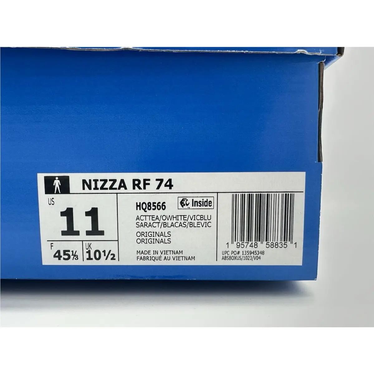 Adidas shoes - adidas Nizza RF 74 - Nizza - HQ8566 - Teal / Blue (UPC: 195748588351) 6