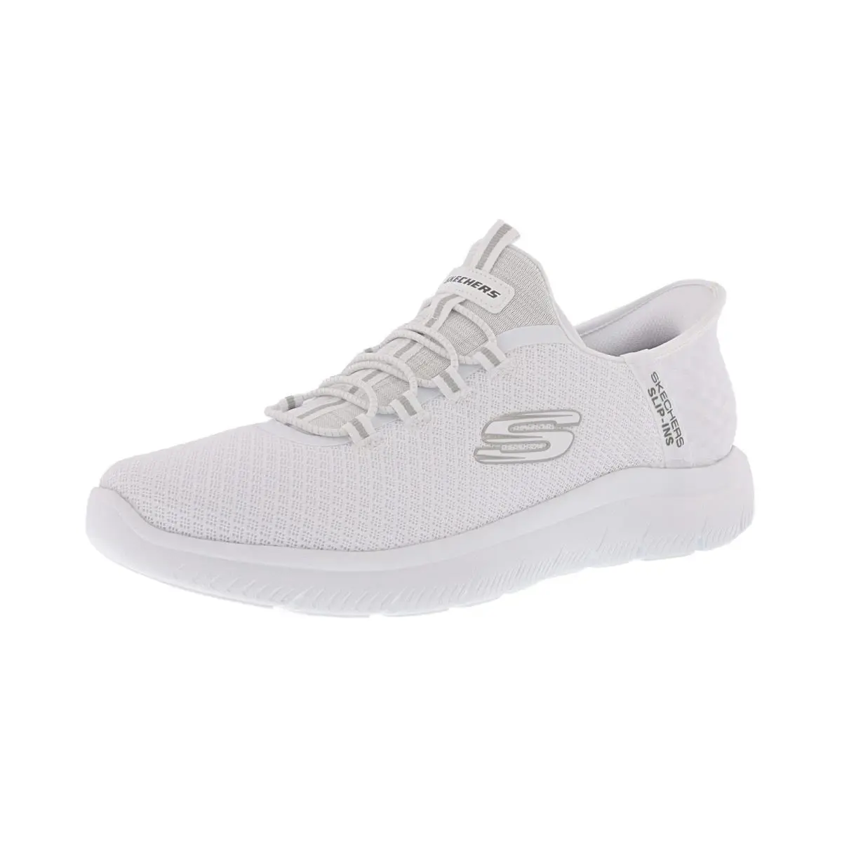 Skechers Men`s Slip-ins: Summits-high Range 232457/WHT Walking Shoes - White