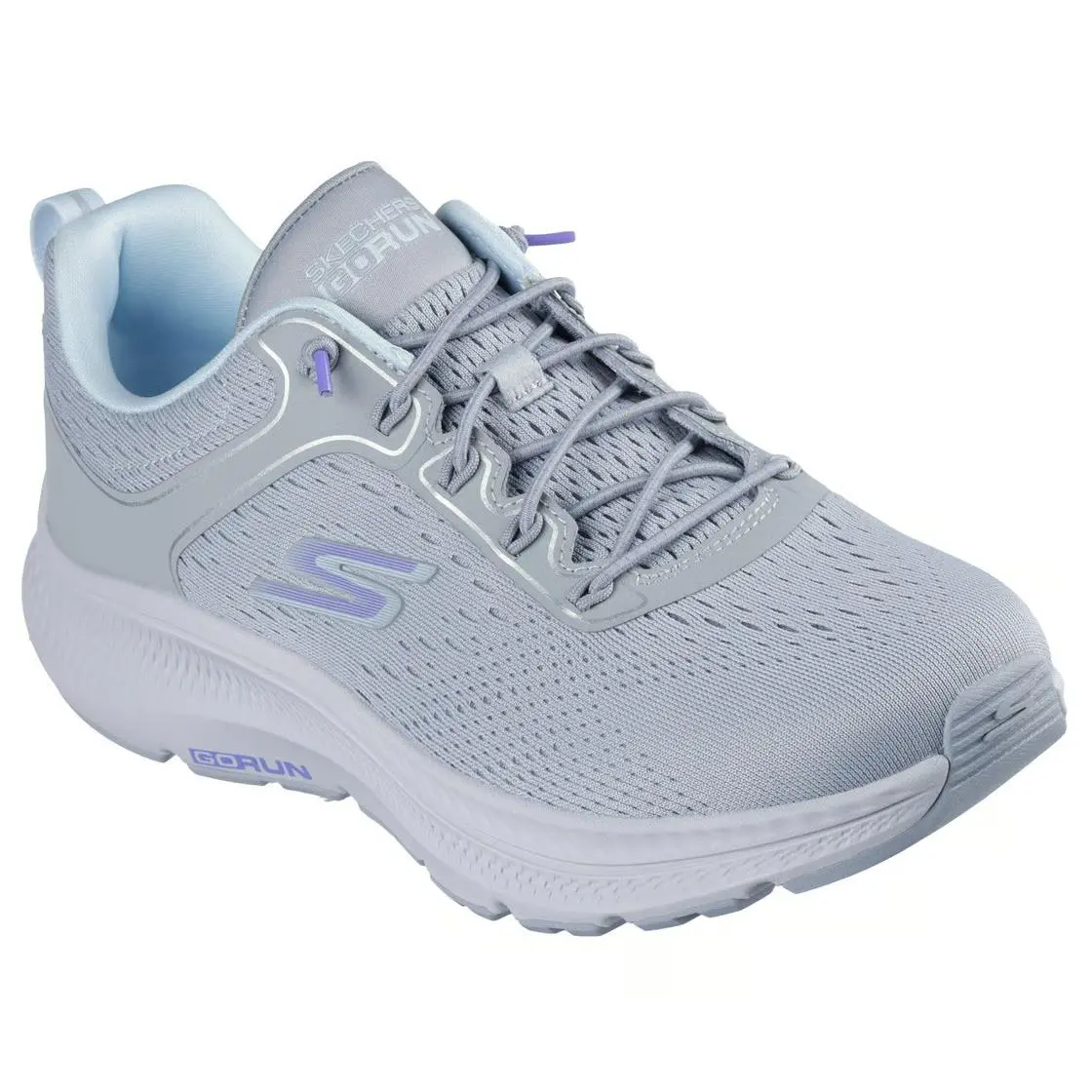 Skechers Shoes Go Run Women Gray Running Sport Air Cool Goga Mat Comfort 128638