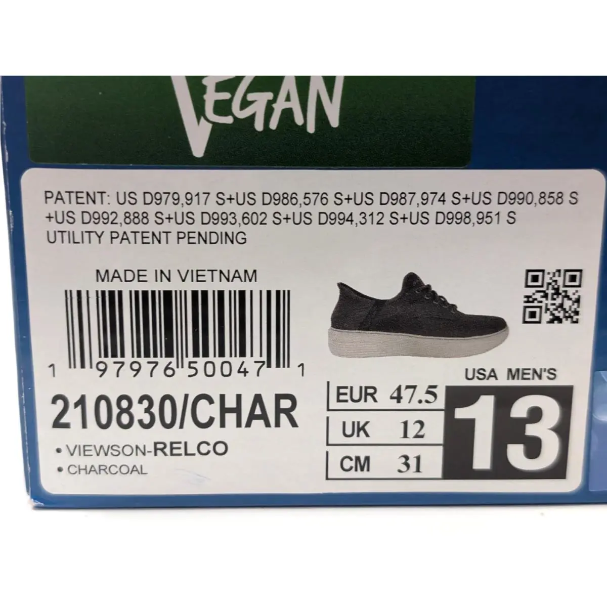 Skechers shoes - Skechers Viewson Relco - Viewson Relco - 210830 210830/CHAR - Charcoal 9