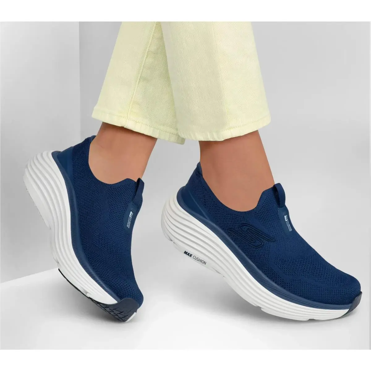 Skechers shoes - 129481 - 129481 W/ NVY - Navy 5