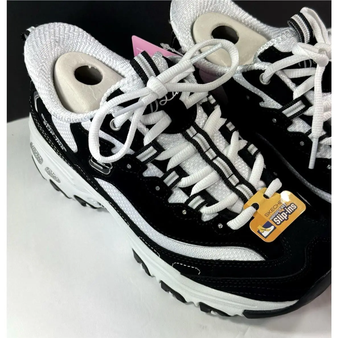 Skechers shoes - SKECHERS D`Lites - Black-White 0