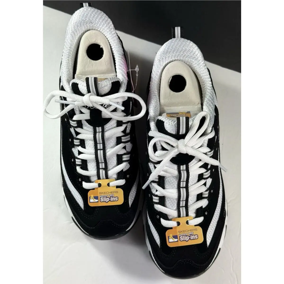 Skechers shoes - SKECHERS D`Lites - Black-White 16