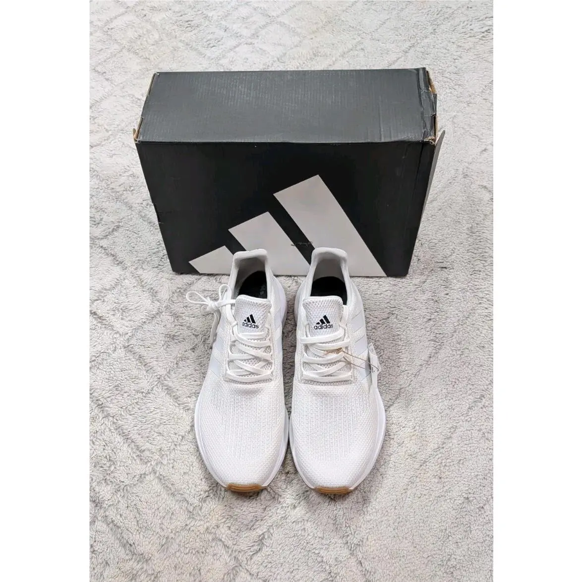 Adidas Swift Run 1.0 Cloud White Running Shoes Mens Size 9.5 IE7475