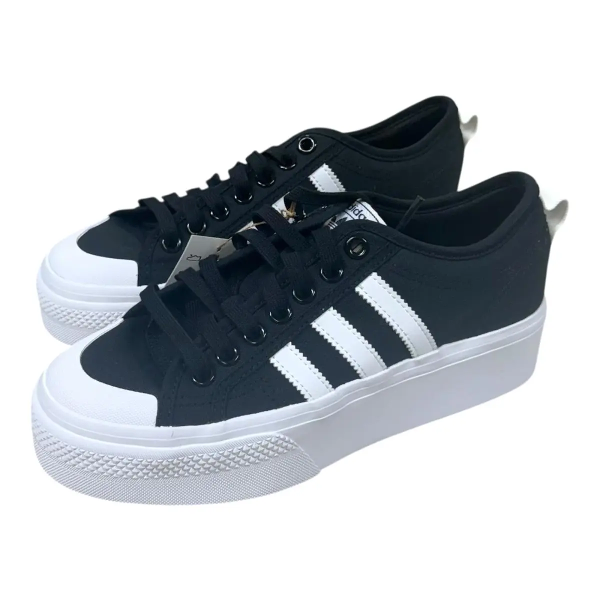 Women`s Nizza Platform Black FV5321 Size 8.5 Women`s by Adidas